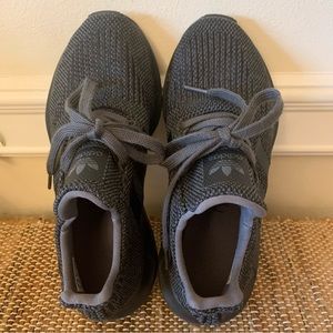 Adidas Ortholite Running Sneaker Dark Gray Black  Size 5 Comfort Sneakers Shoes